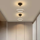 Modern LED Circular Pendant Light for Corridor and Bedroom Decor by Ljojo