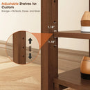 Ljojo™ Wooden Shoe Rack Bench: 3-Tier, Mid-Century Modern Design, 550lbs Capacity