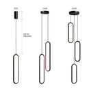 Ljojo LED Chandelier: Modern Living Room Décor Pendant Lights