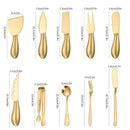 Ljojo 14-Piece Stainless Steel Kitchen Utensils Set and Tableware