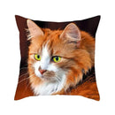 Cat Pattern Cushion Cover 45x45cm - Ideal Sofa & Home Decor Gift by Ljojo