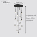 Water Drop LED Pendant Chandelier Bedroom Lamp by Ljojo