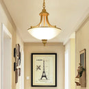 Rural Style American Retro Pendant Light Chandelier LED Fixture for Bedroom Living Room - Ljojo