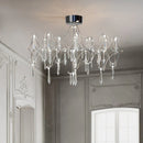 Modern Crystal Chandelier Pendant Light for Living Dining Bedroom by Ljojo