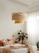 Japanese Style Restaurant Chandelier | Antique Wabi Sabi Island Table Lighting by Ljojo
