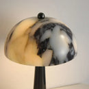 Ljojo Marble Black Metal LED Night Light Touch Switch Bedroom Decor Lamp