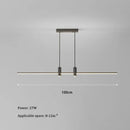 Ljojo LED Strip Pendant Lamp for Kitchen, Dining Room, Bedroom - Home Decor Chandelier