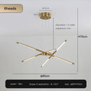 Ljojo LED Stick Shape Chandelier Pendant Light for Modern Home Decor