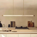 Minimalist Design LED Chandelier: Straight Strip High-End Pendant Light by Ljojo