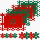 Christmas Snowflake Felt Coaster Set by Ljojo