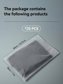 Ljojo 10pcs Transparent Storage Organizer Bag Set for Clothes, Shoes & Underwear