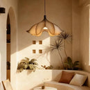 Japanese Wabi-Sabi Petal Shape Pendant Light Chandelier for Dining and Bedroom by Ljojo