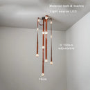 Nordic Belt Led Pendant Light for Dining Room | Designer Chandelier by Ljojo