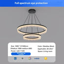 Ljojo Modern Luxury Ring Chandelier Hanging Lamp for Living Room Bedroom Kitchen Island