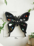 Ljojo™ Lotus Moon Butterfly Essential Oil Crystal Display Wall Shelf - Gothic Boho Home Decor
