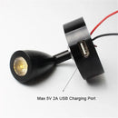 Ljojo 12V 24V LED Lights with USB Charger, Touch Control Switch for Vehicle