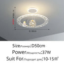 Astronaut Room Pendant Light Dimmable with Remote - Creative Space Starry Sky Eye Protection - Ljojo