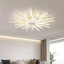 Modern Metal LED Ceiling Light for Living Dinning Room Master Bedroom by Ljojo