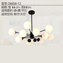 Nordic Glass LED Chandelier Modern Pendant Light for Living Room Kitchen Dining Room by Ljojo