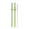 Glass Straw Set for Milk Tea Juice Cocktail, Ljojo Kitchen Bar Accessories