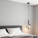 Nordic Chandelier Pendant Lamp for Bedroom with 3 Bulbs Hanging Light by Ljojo