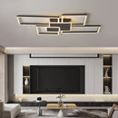 Ljojo LED Chandelier for Living Room Nordic Ceiling Light Modern Square Fixture