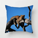 Cheetah Leopard Print Decorative Cushion Cover By Ljojo