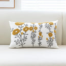 Embroidered Simple Pillowcase Cojines 45X45 for Living Room Bedroom Sofa Decor by Ljojo
