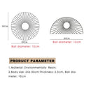 Ljojo Modern Art Resin Wall Lamp for Home Decor Bedroom Living Room Lighting