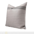 Ljojo Luxury Leather Woven Throw Pillow Set