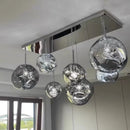 Ljojo LED Pendant Lava Lamp: Modern PVC Lighting for Home Decor & Kitchen Fixtures
