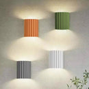 LED Wall Lamp Modern Minimalist Macaron Resin Sconces for Living Rooms by Ljojo