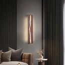 Chinese Style Black Walnut Bedroom Wall Lamps Modern Cracked Artistic Decor Lights by Ljojo
