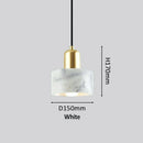 Alabaster Pendant Light for Dining Room - Luxury Hanging Chandelier by Ljojo