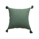 45x45cm Yellow Linen Cushion Cover Boho Chic Decorative Throw Pillow Cover for Sofa - Ljojo