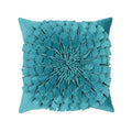 Ljojo 3D Sunflower Velvet Cushion Cover: Handmade Small Daisy Flower Throw Pillow