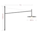 Modern Minimalist Black Swing Arm LED Wall Lamps for Home Decoration by Ljojo