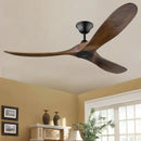 60" 70" 88" Large Ceiling Fan Remote Control DC Motor Wood Blades Ljojo High Quanlity Design