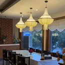 Modern Wabi Sabi Style LED Pendant Lights by Ljojo - Elegant Indoor Hanging Chandelier for Living Room