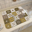 Ethnic Printed Coffee Draining Mat by Ljojo: Super Absorbent & Quick Drying Rug