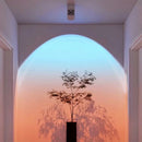 LED Sunset Lamp Adjustable Angle Ceiling Lights Surface Mounted Modern Living Room Sconce Ljojo