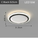 Ljojo LED Round Gold Ceiling Light - Modern Luxe Nordic Style