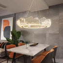 Ljojo Lotus Leaf Chandelier: Elegant LED Butterfly Lamp for Dining Room and Bedroom