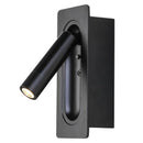 Ljojo Minimalist LED Wall Lamp: Modern Bedside Reading Light for Guest Room