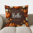 Autumn Vibes: Bird & Pumpkin Pillow Cover by Ljojo