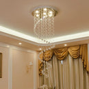 Ljojo Luxury Crystal Chandelier for Double Staircase & Living Room