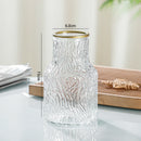 Ljojo™ Clear Glass Large Mouth Vase: Stylish Home Decor, Ideal for Flowers