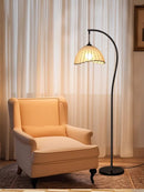 Nordic Linen Fabric LED Floor Lamp for Living Room Ljojo Lighting Fixtures