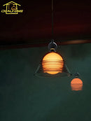 Bauhaus Sunset Glass Pendant Lights LED G9 Modern Light Fixtures for Home and Cafe