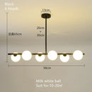 Modern Glass Balls Led Chandelier for Dining Room | Nordic Indoor Lighting Pendant Lights